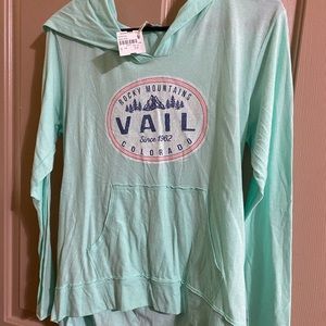 NWT Vail Long Sleeve T-shirt Hoodie